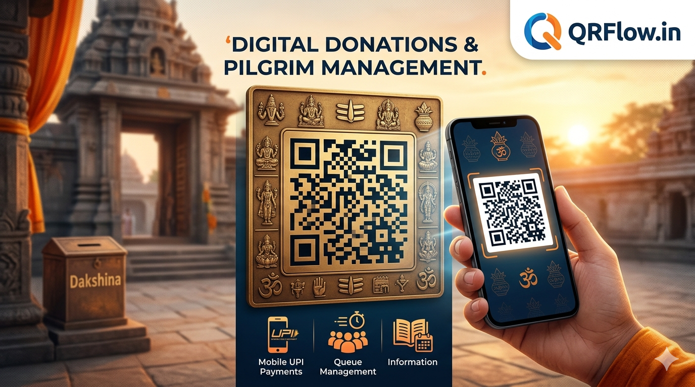 QR Code for Temples: Digital Donations & Pilgrim Management in India